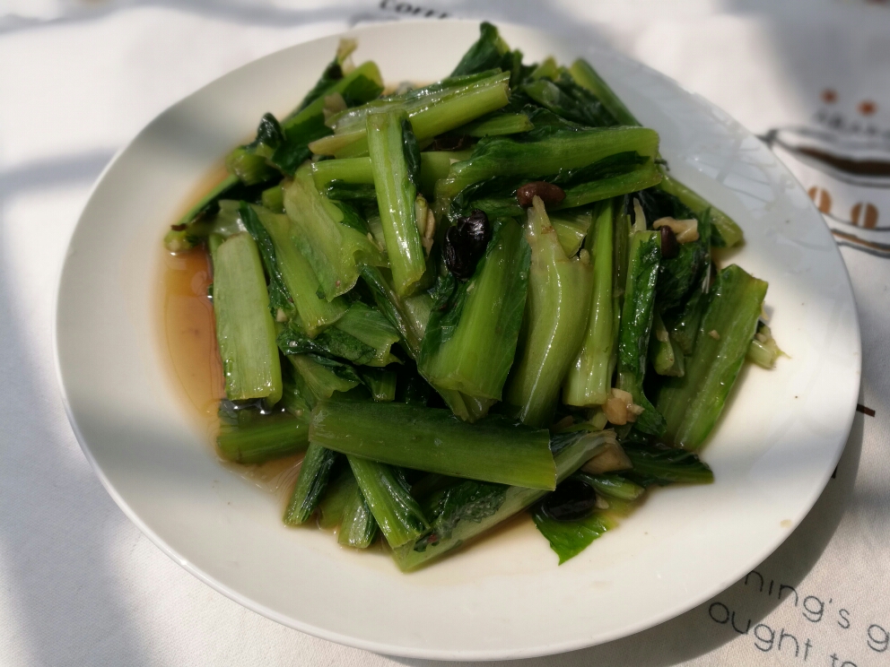 豉蒜炒苦麥菜